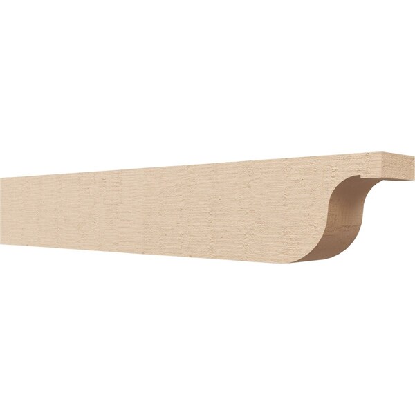 Ekena Millwork 4in. W x 6in. H x 36in. L Del Monte Woodgrain TimberThane Rafter Tail, Primed Tan RFTUR04X06X36DELRCPR - main